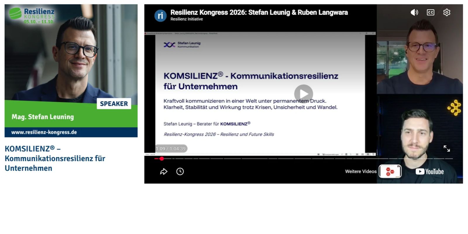 Aufrufen bei YouTube (externer Link) aufrufen bei YouTube (externer Link)
